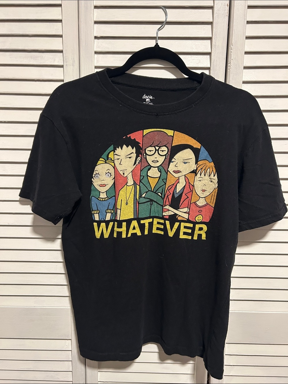 Daria t shirt• MTV era! Size medium. Color Black… of course